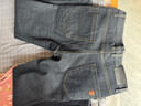 真维斯（JEANSWEST）牛仔裤男士加绒直筒宽松男裤冬季长裤弹力休闲裤子黑色加绒30 实拍图