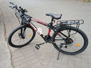 永久（FOREVER）山地车自行车成人男女青少年学生铝合金单车上班代步公路越野赛车 【铝架】旗舰版-黑红辐条轮 26寸27速【建议身高155-185cm】 实拍图
