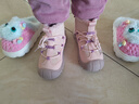 SNOOPY史努比童鞋儿童雪地靴男女童加绒保暖棉靴冬季大棉鞋0500粉紫32 实拍图