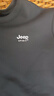 JEEP SPIRIT吉普卫衣男秋冬季韩版圆领宽松男士百搭长袖打底衫 深蓝加绒 4XL 实拍图