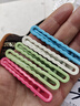糖果色无痕鸭嘴夹碎发夹女前额刘海侧边夹子头饰一字夹发卡TS64 糖果色鸭嘴夹5个颜色随机 实拍图