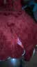 猫人【骐骥红】男士睡衣男冬季法兰绒开衫家居服套装睡袍男红色情侣 实拍图