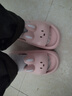 利达妮（TZLDN）凉拖鞋女士夏季防滑eva可爱居家用浴室洗澡防臭情侣厚底踩屎感男 小粉兔 36-37 (适合35-36码) 实拍图
