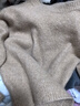 无印良品 MUJI 女式 含牦牛绒骆驼绒圆领毛衣 长袖针织衫秋 冬季 米色 XS -S(155/80A) 实拍图
