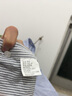 凡客诚品（VANCL）长袖衬衫男全棉领尖扣牛津纺商务休闲经典舒适衬衫 灰细条 M 实拍图