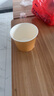 盈喜客一次性纸碗泡面碗筷套装打包食品级家用环保圆形快餐饭盒带盖批发 【本色碗】1050ml 100只-泡面碗 实拍图