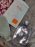 三朴（samply） samply三朴热水袋注水大号暖水袋热敷肚子灌水暖手袋加厚防爆 透明+加布套（摇粒绒） 实拍图