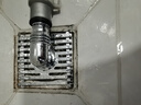 潜水艇（Submarine） 洗衣机方形两用地漏盖下水三通四通专用防臭防溢地漏弯头双排水 方形双用丨电镀弯头丨接1台洗衣机 实拍图