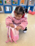 酷奇象 幼儿园书包女孩童包防走失卡通外出旅游双肩包补课宝宝轻便背包 【3岁以下，80CM以下】小号 实拍图