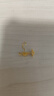 周六福（ZLF）  黄金耳环女款5G足金甜美小清新雪花耳坠耳钉 计价 1.48g 实拍图