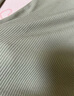 蕉内轻热皮女士薄暖肌底衣亲肤百搭保暖内衣上衣秋衣打底衫高领 【圆领】洛绿 L 实拍图