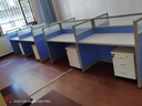 兰淳职员办公桌四人位员工电脑办公桌椅组合六人位工作位转角屏风卡座 实拍图
