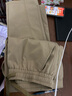 JEEP SPIRIT吉普工装裤男士裤子男秋冬季休闲裤男多口袋男裤 卡其色加绒 3XL 实拍图