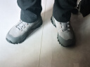 探路者（TOREAD）刘昊然同款登山鞋男女新款户外保暖加绒高帮防滑耐磨舒适徒步鞋 中灰/黄色 男(加绒) 新款 42 实拍图