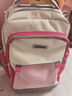 京商日本拉杆书包小学生三到六年级中学生大容量护脊可爬楼三轮拉杆包 三轮红粉拼色 实拍图