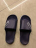 惠夫人拖鞋男夏季外穿大码防滑耐磨时尚潮流浴室洗澡居家休闲透气拖鞋 【升级款】藏青 44-45 (适合平常穿43/44码) 实拍图