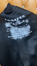 猫霓长袖T恤男秋冬季圆领打底衫衣服男女情侣青少年宽松加绒卫上衣 黑色 L 实拍图