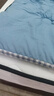 海澜之家（HLA）被子冬被纯棉被子被芯垫加厚保暖单人学生被子宿舍冬季新疆棉花被 【100%新疆棉填充】钴色蓝-格子 150*200cm约7斤加厚冬被 实拍图