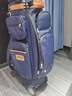 PGM 多功能高尔夫球包 男女托运航空包 拖轮尼龙硬壳球包 带密码锁 深蓝包+防雨罩 实拍图