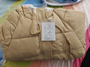 连帽短款棉衣女冬季韩版宽松学院风棉服外套撞色百搭面包服J601 黄色 L （115-130斤） 实拍图