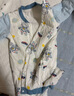 贝肽斯婴儿衣服夹棉连体衣秋冬款新生儿男女宝宝保暖外出棉服哈衣 实拍图