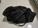 七匹狼七匹狼短途旅行包男大容量运动健身包轻便出差手提袋斜挎行李包 黑色 实拍图