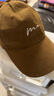 黛米安妮莎大头围棒球帽子男士潮流鸭舌帽女韩版休闲户外运动遮阳四季太阳帽 棕色 均码 60cm-65cm大帽围 实拍图