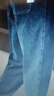 真维斯（JEANSWEST）牛仔裤男士直筒宽松男裤2025春季长裤男士弹力休闲裤子黑色33 实拍图