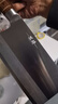 拓黑将日式小菜刀大马士革钢AUS-10切片刀家用切肉刀厨师刀厨房刀具 黑将7.5寸大菜刀 实拍图