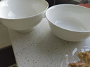 瓷侠客纯白骨瓷碗家用米饭碗吃饭碗小汤碗大号面碗陶瓷餐具套装大碗组合 6英寸标准面碗【1个】 实拍图