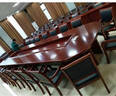 东创天兴会议桌长桌椭圆形大型会议桌多人开会桌油漆实木贴皮会议台培训桌 其他尺寸颜色可定制（定制专拍） 实拍图