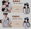 JOT TMM婴儿背带抱娃婴儿神器宝宝抱孩子前抱式解放双手新生儿大童1-3岁 升级四季透气款【晨曦灰】 实拍图