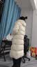 森马（Semir）陈都灵同款羽绒服女90绒长款三防冬宽松连帽外套简约109724113001 实拍图