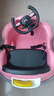 萌天使儿童电动车碰碰车可坐大人儿童电动汽车玩具车可坐人遥控汽车 至尊粉+7A电瓶+遥控+手机蓝牙 实拍图