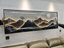 俏董婆现代轻奢客厅沙发背景墙装饰画2025新款叠加画极简高级感挂画 01款-背有靠山 特价款 总长240cm适用3.5米沙发 普通款+晶瓷款+铝合金边框 实拍图