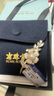 南珠宫灵思淡水珍珠吊坠18K金圆强光简约女款时尚礼物 金色K金托 9-9.9mm 实拍图
