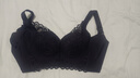 婷美无痕内衣女聚拢小胸显大上托防下垂收副乳无钢圈蕾丝文胸罩 黑XXL 实拍图