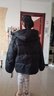 雅鹿【三防免洗】短款羽绒服女冬季2024年新款连帽户外蓄热面包服 实拍图