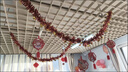 华峻宇新年装饰纸扇拉花挂件2026年春节过年挂饰元旦教室商场布置用品 折纸扇拉花-马年大吉 实拍图
