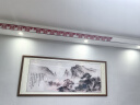 佳得雅新中式客厅装饰画沙发背景墙壁画字画山水画靠山图办公室风景挂画 望云楼A1（陋室铭） 78*188cm宣纸+胡桃色框（热款） 实拍图