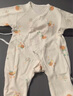 贝乐咿新生儿衣服秋季冬款刚出生婴儿和尚服连体衣纯棉初生宝宝哈衣爬服 1974动物乐园+1690坐坐熊 66cm （建议3-6个月） 实拍图