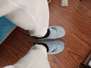 惠夫人棉拖鞋冬季半包跟室内居家居情侣防滑毛毛冬天拖鞋男士 秋风拖 宝蓝 42-43码(适合41-42码穿) 实拍图