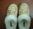 OLD ORDER【三丽鸥hellokitty联名】栗色厚底雪地靴女包头毛毛拖鞋 栗色Hellokitty 37 实拍图