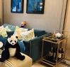 希朴 SHINE PURIOR北欧移动小推车收纳车酒店酒水车金色多层铁艺餐车餐厅传菜车 金色框+黑色板 两层【经济型】 实拍图