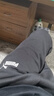 彪马（PUMA）男裤 新款裤子男针织长裤宽松透气卫裤休闲健身跑步黑色运动裤 黑色/字母logo/加绒款/偏大一码 M 推荐体重120-140斤 实拍图
