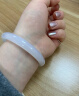 周六福白月光玉髓手镯宽条白透新中式国风送女友母亲节生日礼物 52mm  实拍图