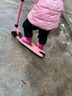 永久（FOREVER）代步滑板车两轮青少年4-12岁学校园折叠车城市二轮单脚儿童节礼物 X1粉色【升级音乐灯光+脚刹】 实拍图