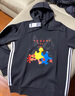 阿迪达斯 （adidas）NEO男装休闲运动服连帽套头衫卫衣HD7296 XL 实拍图