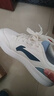 李宁板鞋男鞋子秋冬季2025新款透气薄增高男士百搭经典软底休闲运动鞋 【元宝】云雾白/浅灰蓝-反光鞋带 41.5 (260mm) 实拍图