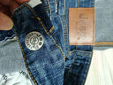 吉普（JEEP）高端男士牛仔裤男2025秋冬新款韩版修身小脚裤休闲直筒长裤子男款 实拍图